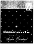 Marantz 22 (Twenty Two) • Manuel de service