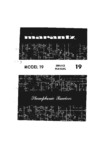 Marantz 19 (Nineteen) • Manuel de service