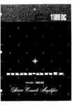 Marantz 1180 DC • Manuel de service