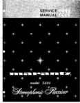 Marantz 2220 • Manuel de service