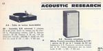 Acoustic Research AR 4X • Le Haut-Parleur numéro spécial août 1969