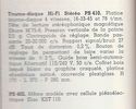 Braun PS 410 • Catalogue - Le Haut-Parleur numéro spécial 1969