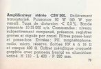 Braun CSV 500 • Catalogue - Le Haut-Parleur numéro spécial 1969