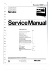 Philips N 2521 • Manuel de service (en français)