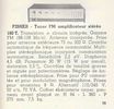 Fisher 160-T • Catalogue - Le Haut-Parleur numéro spécial août 1969