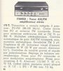 Fisher 175-T • Catalogue - Le Haut-Parleur numéro spécial août 1969