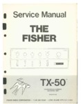 Fisher TX-50 • Manuel de service