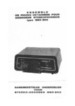 M.B.L.E BBO 855 • Manuel de service