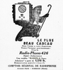 Radiola Publicité Le Mémorial de Gaillac, 11 décembre 1932