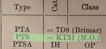 Ferranti PTS équivalente KT31