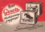 Catalogue TV GRAETZ 1958