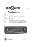 Radionette Soundmaster 50 TK • Schéma et caractéristiques