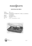 Radionette Soundmaster SM 340GC • Schéma et caractéristiques