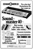 Radionette Soundmaster 40 • Publicité danoise 1972