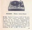 Thorens TD 125 • Catalogue - Le Haut-Parleur numéro spécial 1969