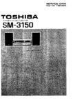 Toshiba SM-3150 • Manuel de service
