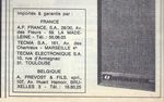 Publicité, tarif