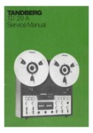 Tandberg TD 20 A Manuel de service