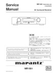 Marantz NR 1501 • Manuel de service