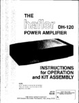 Hafler DH-120 • Mode d'emploi et notice de montage