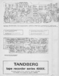 Tandberg 4000 X Schéma