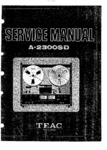 Teac A-2300 SD • Manuel de service
