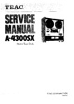 Teac A-4300 SX • Manuel de service