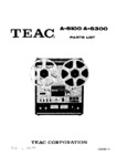 Teac A-6100 et A-6300 • Manuel de service