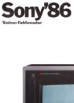 Sony Catalogue 1986