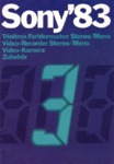 Sony Catalogue 1983