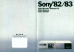 Sony Catalogue 1982-83