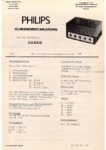 Philips AG 9009 Manuel de service (allemand)