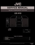 JVC  UXH 10 Manuel de service