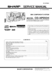 Sharp CDXP 200 Manuel de service