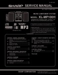 Sharp XLMP 100 Manuel de service