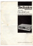 Technics RS-630 US • Mode d'emploi