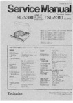 Technics SL-5300 et SL-5310 • Manuel de service