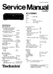 Technics SU-V300 MK2 • Manuel de service