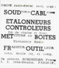 Schneider Offre d'emploi L’Intransigeant, 24 novembre 1953