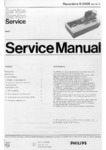 Philips N 2408 • Manuel de service (en néerlandais)