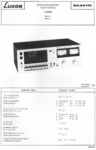 Luxor Radio 9274 Type 1209274 • Manuel de service