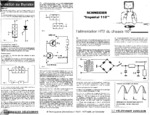 Schneider  Impérial 110° Alimentation