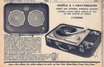 Teppaz 336 - Manufrance #32-9430, 9432, 9435 • Extrait de catalogue 1957
