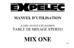 Expelec Mix One • Mode d'emploi