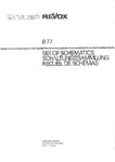 Revox B 77 • Recueil de schémas (30 pages)