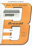 Brandt  T 802  Manuel de service