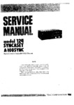 Teac 124 Syncaset et A-108 Sync • Manuel de service