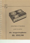 Philips  EL 3552 /00 Manuel de service