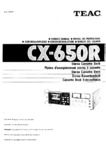 Teac CX-650 R • Mode d'emploi