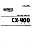 Teac CX-400 • Manuel de service